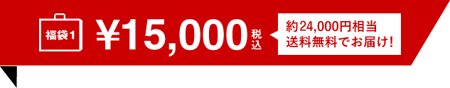 福袋 15,000円（税別）